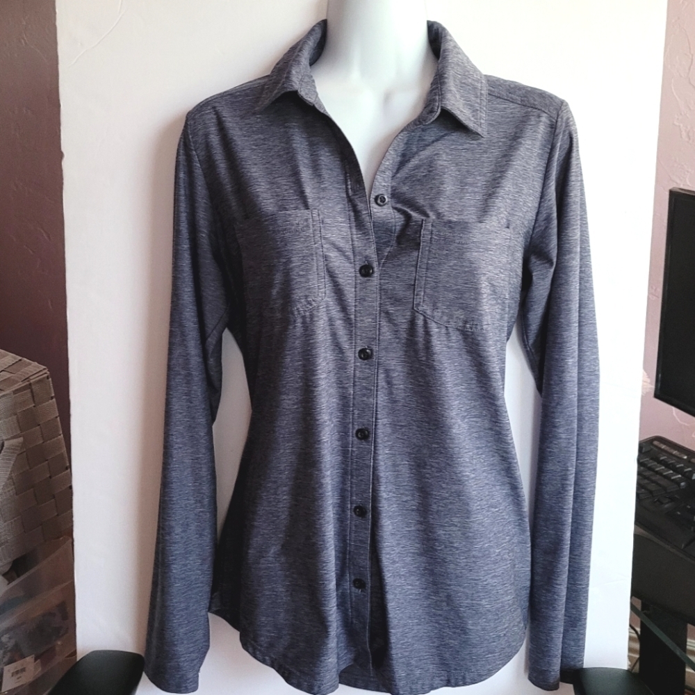 Eddie Bauer Women's Button Front Shirt Size Small